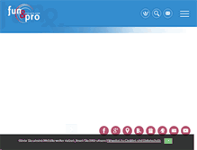 Tablet Screenshot of fun-pro.com